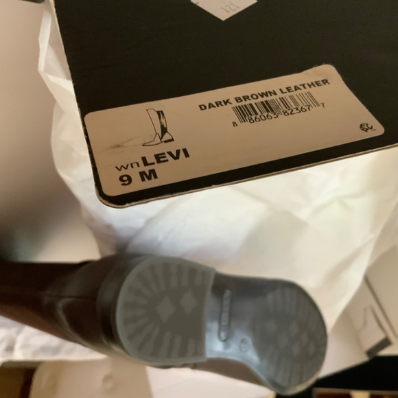 Nine West Levi Women’s Dark Brown Leather Over the Knee High Tall Riding Boots 9 - Picture 9 of 9